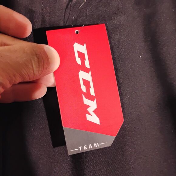 CCM Hockey pants mens 32 black stretch NWT slim fit pockets PN7385 - Picture 4 of 11